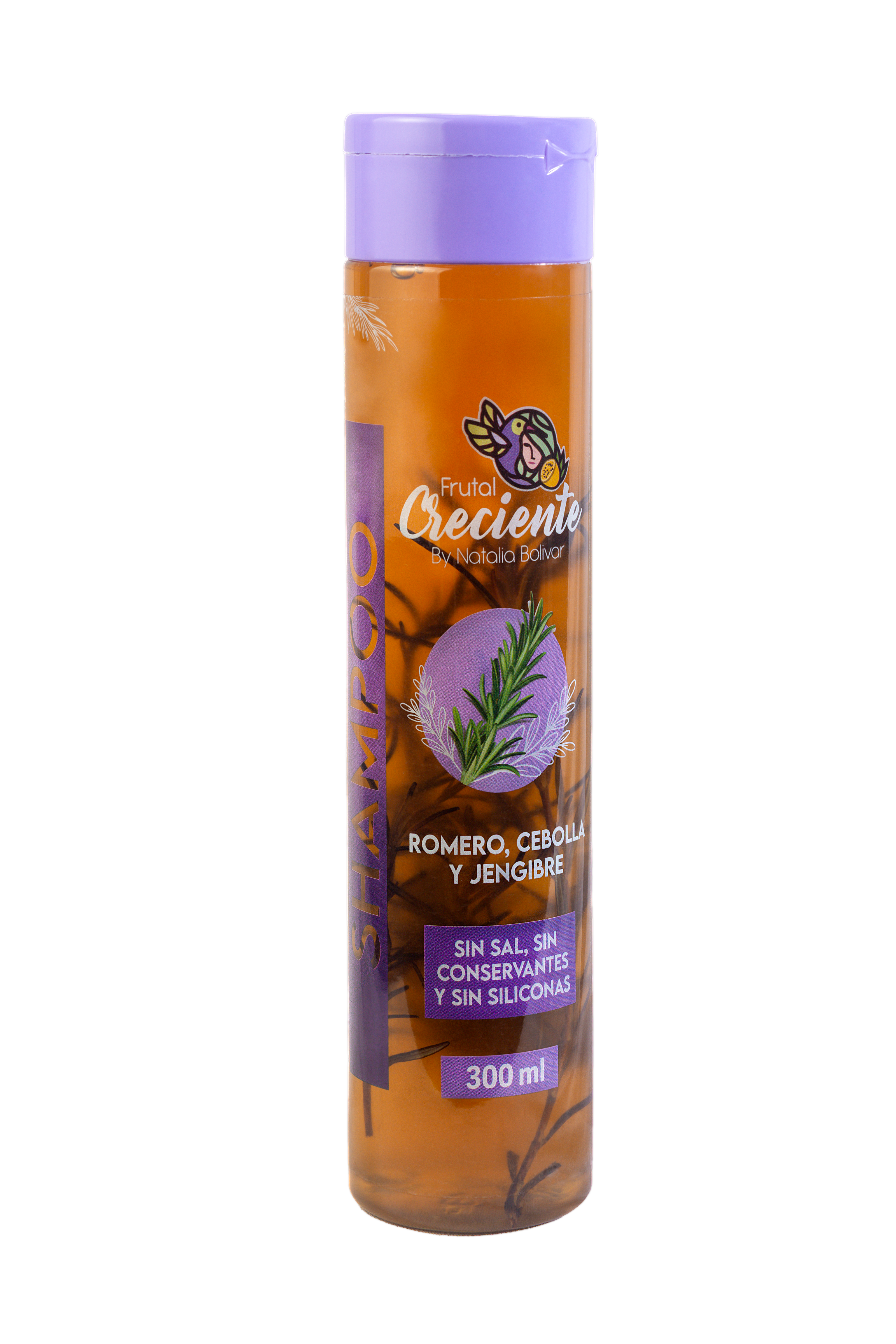 Shampoo Romero, Cebolla y Jengibre