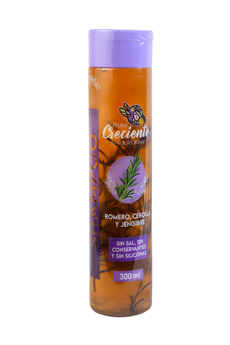 Shampoo Romero, Cebolla y Jengibre